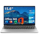 jumper Laptop 15.6 Zoll FHD Display, 12GB RAM 640GB ROM, Office 365, Processor...