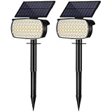 Solarlampen für Außen, 108 LED Superhelle Solar Gartenleuchte, Wasserdicht...