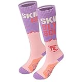 UrbanMover 2 Paar Merino-Woll-Skisocken Damen Jugendliche Herren 35–38, warme,...