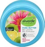 alverde NATURKOSMETIK Fußbutter Limette Echinacea, 1 x 200 ml