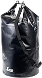 Xcase Drybag: Wasserdichter Packsack 70 Liter, schwarz (Seesack wasserdicht)
