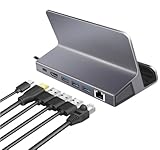 USB 3.2 Gen1 Dockingstation 6-Port mit USB PD (PowerDelivery 100W) aus...