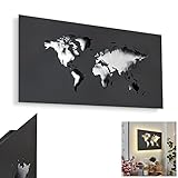 HOFSTEIN LED Wandleuchte Zabreira, Wandlampe aus Metall in Schwarz/Silberfarben,...