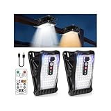 VOPHICHO Solarlampen für Außen, 2 Stück Clip-on Solarleuchten mit...