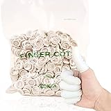 BITEFU 750 Stück Fingerlinge Natur Latex Handschuhe, Einweg Security...