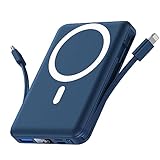 Yiisonger Magsafe Powerbank 10000mAh, Wireless Magnetische Powerbank 22.5W PD...