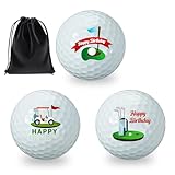 NCTNCX Golf Geschenk Set 3 StüCk Lustige GolfbäLle Personalisiert FüR...