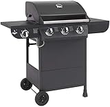 Fuego Gasgrill Columbus 3+1 Brenner von EL Grill BBQ Grillwagen Gasgrillwagen...