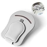 WUFANC Brillenhalter für Auto - Leder Sonnenbrillenhalter Auto, Starker Magnet...