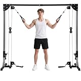 SPORTNOW Kabelzug Kraftstation für Zuhause Cable-Crossover Maschine,...
