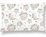 Kinderkissen Mit Kopfkissenbezug Aus Baumwolle 33x45 cm - Kopfkissen Geeignet...