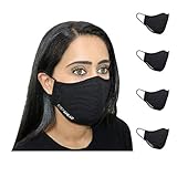 Step Ahead ® Dreilagige Gesichtsmaske aus Baumwolle, unisex, wiederverwendbar,...