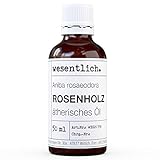 wesentlich. Rosenholzöl - ätherisches Öl - 100% naturrein (Glasflasche) -...