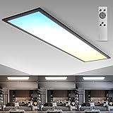 B.K.Licht - LED Deckenlampe mit Fernbedienung, ultraflach, einstellbar von...