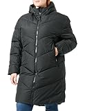 TOM TAILOR Denim Herren 1037389 Puffer Winterparka mit Kapuze, 29999-Black, M