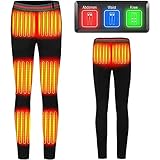 AHSBND Beheizte Hose Waschbare USB-Aufladung Elektrische Thermo-Heizhose...