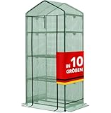 Floordirekt - Gewächshaus UV-beständig - Foliengewächshaus mit...