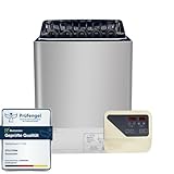 Thermolux Saunaofen 4,5 KW mit Touch-Bedienung ohne Saunasteine, Finnischer...