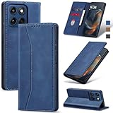 Jasonyu Handyhülle für Motorola Edge 60 Hülle Leder Flip Klappbare Stoßfeste...