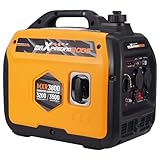 maXpeedingrods Inverter Stromerzeuger 3500W Superleise, Leicht und Mobil Benzin...