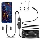 Endoskopkamera mit Licht, 1080P HD Endoskop-Kamera Handy mit Licht Wasserdichtes...