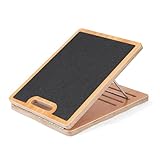 StrongTek Portable Wooden Slant Board mit einstellbarem Schrägbrett und...