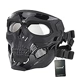 WISEONUS Airsoft Maske Paintball Masken Taktische Schädel Maske Full face...