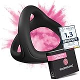 ROSENQUARZ® Premium Dreieckiger Penisring für eine längere und härtere...