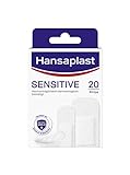 Hansaplast Sensitive Pflaster (20 Strips), hautfreundliche und hypoallergene...