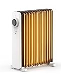 PELONIS Ölradiator 2500W, Ölradiator Energiesparend 13 Rippen mit Thermostat &...