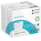 Aqua Optima Wasserfilterkartusche, Evolve+ 12er Pack (Vorrat für 12 Monate),...