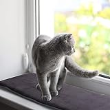 Pet Prime Cat Window Lounger Matte für Fensterbänke Cat Window Bed Mat 90 x 28...