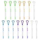 TOATELU 15 Stück Soft Zungenreiniger: Tongue Scraper, Zungenschaber,...