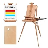 Meeden Staffelei Holz Groß, Französische Kofferstaffelei Kizzenkasten...
