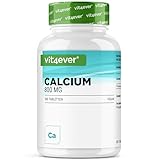 Calcium - 365 Tabletten - 800 mg Kalzium aus Calciumcarbonat pro Tagesportion -...