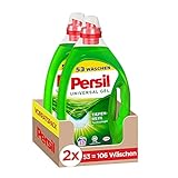 Persil Universal Kraft-Gel Flüssigwaschmittel (2 x 53 Waschladungen),...