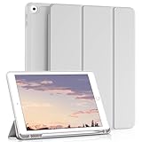 MUDROCK Hülle für iPad 9. / 8. / 7. Generation, Hülle mit Stifthalter für...