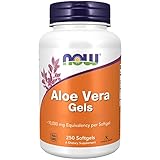 Now Foods, Aloe Vera Gels, hochkonzentriert, 250 Weichkapseln, Laborgeprüft,...
