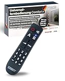 SCHWAIGER Universalfernbedienung Comfort+ I Seniorenfernbedienung mit 20 Tasten...