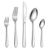 Bestdin Besteck Set, 30 teilig Besteck Set 6 Personen, Edelstahl Besteckset mit...