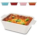 Auflaufform aus Keramik für 2 Personen - Für Lasagne, Tiramisu & Auflauf -...