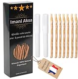 7 Siwak Zahnbürsten und 2 Gratis Boxen - Natürliches Zahnbürstenholz für...