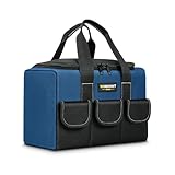 WINHUNT Werkzeugkoffer leer, werkzeug tasche mit 5 Taschen, 30x17x18cm,...