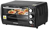 Steinborg Mini Backofen 13 Liter | Pizzaofen | 60°-250°C | Timer |...