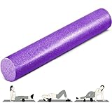 Yes4All Hochdichte Faszienrolle 30/45/60/90 CM Foam Roller, Schaumstoffrolle...