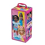 Theo Klein 5801 Barbie Schrankkoffer Kleiderstangen und Fächern, Spielzeug für...