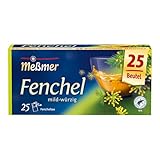 Meßmer Fenchel | 25 | Teebeutel | Vegan | Glutenfrei | Laktosefrei, 75g