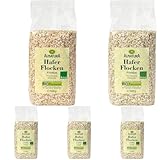 Alnatura Bio Haferflocken Kleinblatt, 500g (5er Pack)