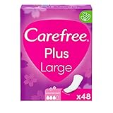 Carefree Slipeinlagen Plus Large mit leichtem Duft (48 Stück), super saugstark,...