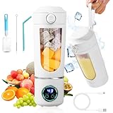Tragbarer Mixer, Mini-Standmixer, kleiner Entsafter, Smoothie-Maker mit Silikon...